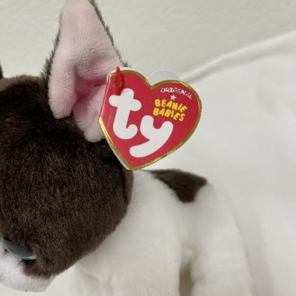 TY Beanie Baby - PORTIA the Terrier Dog (8 inch) - MWMTs Stuffed Animal Toy - Picture 4 of 7